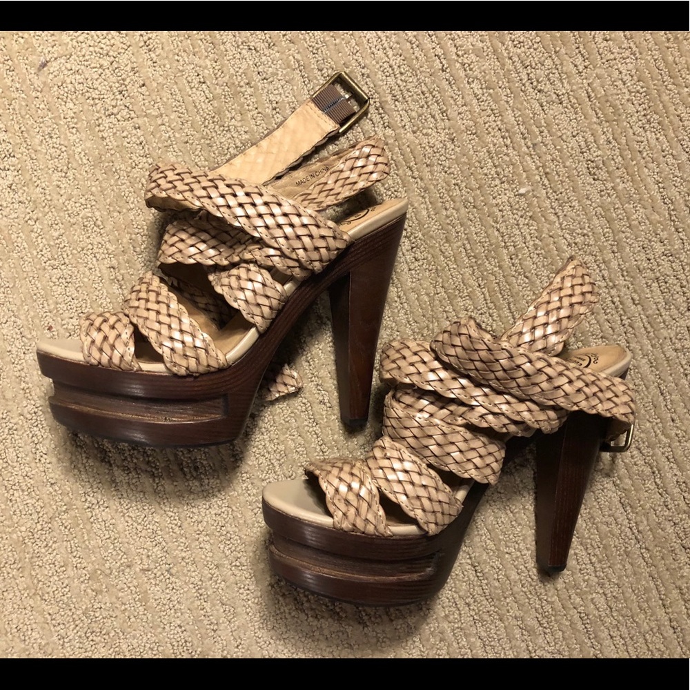 Jeffery Campbell ankle boots, 7M, gently used